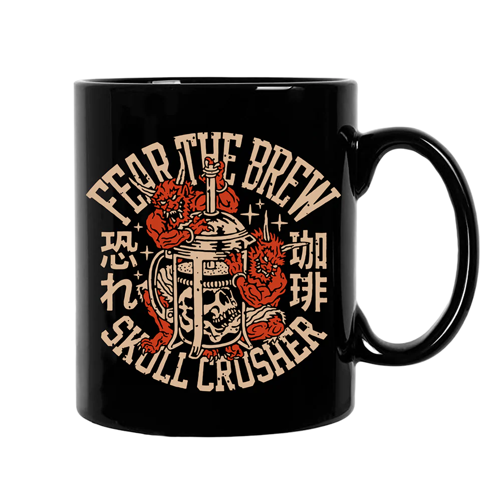 11oz Black Mug - Fear The Brew