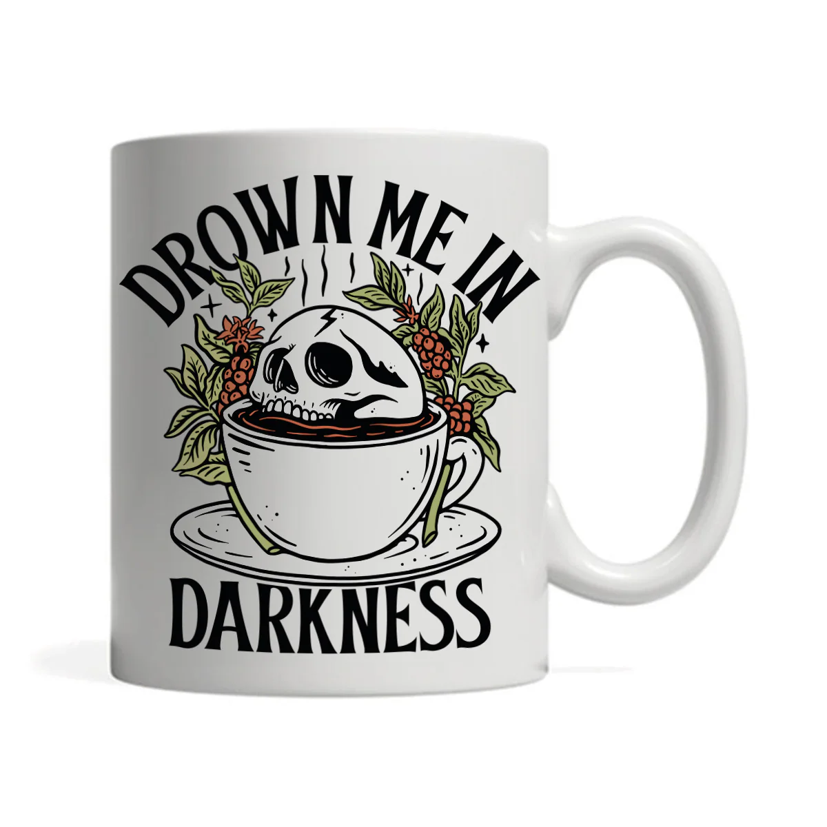 11oz White Mug - Drown Me In Darkness
