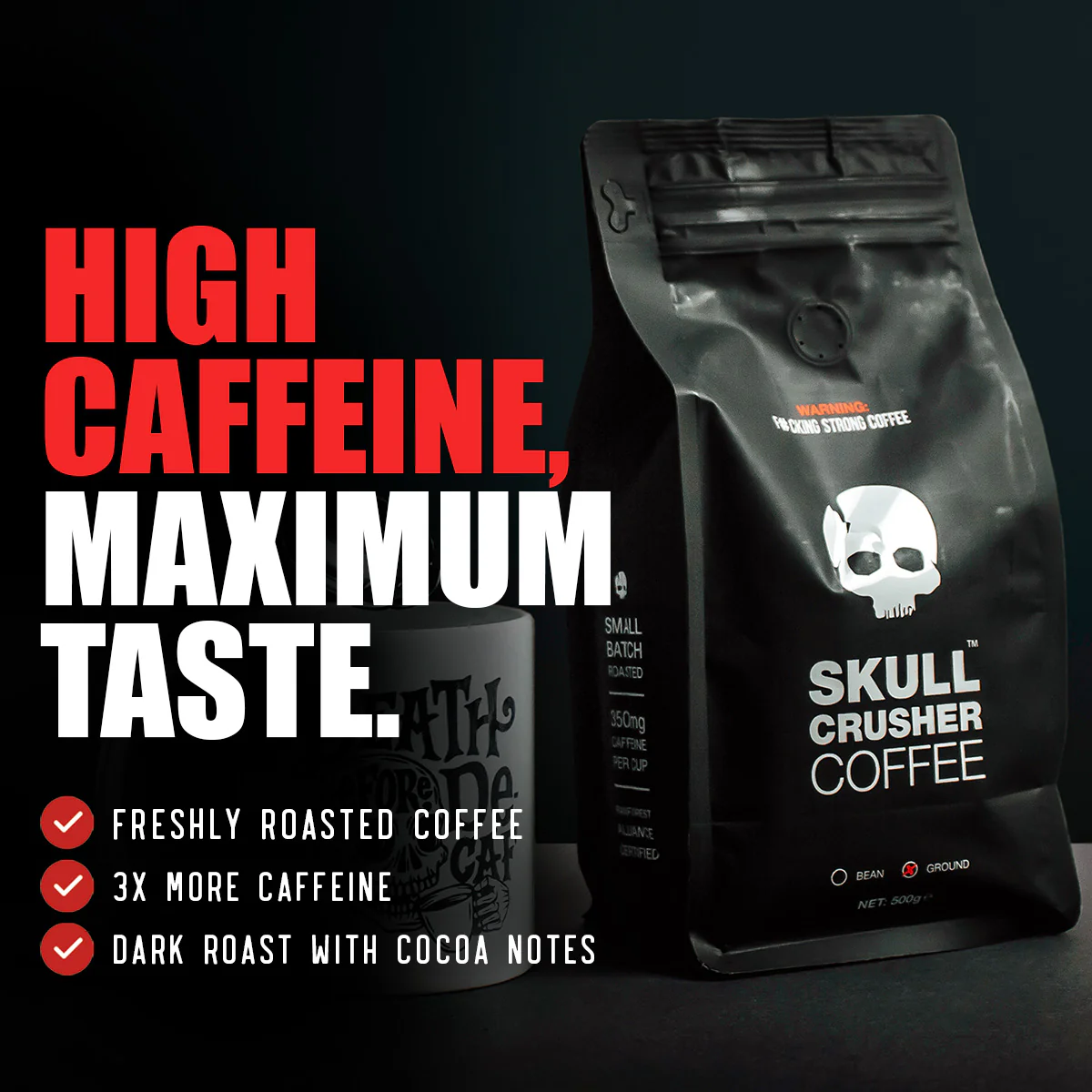 Skull Crusher - High Caffeine Coffee - Image 3