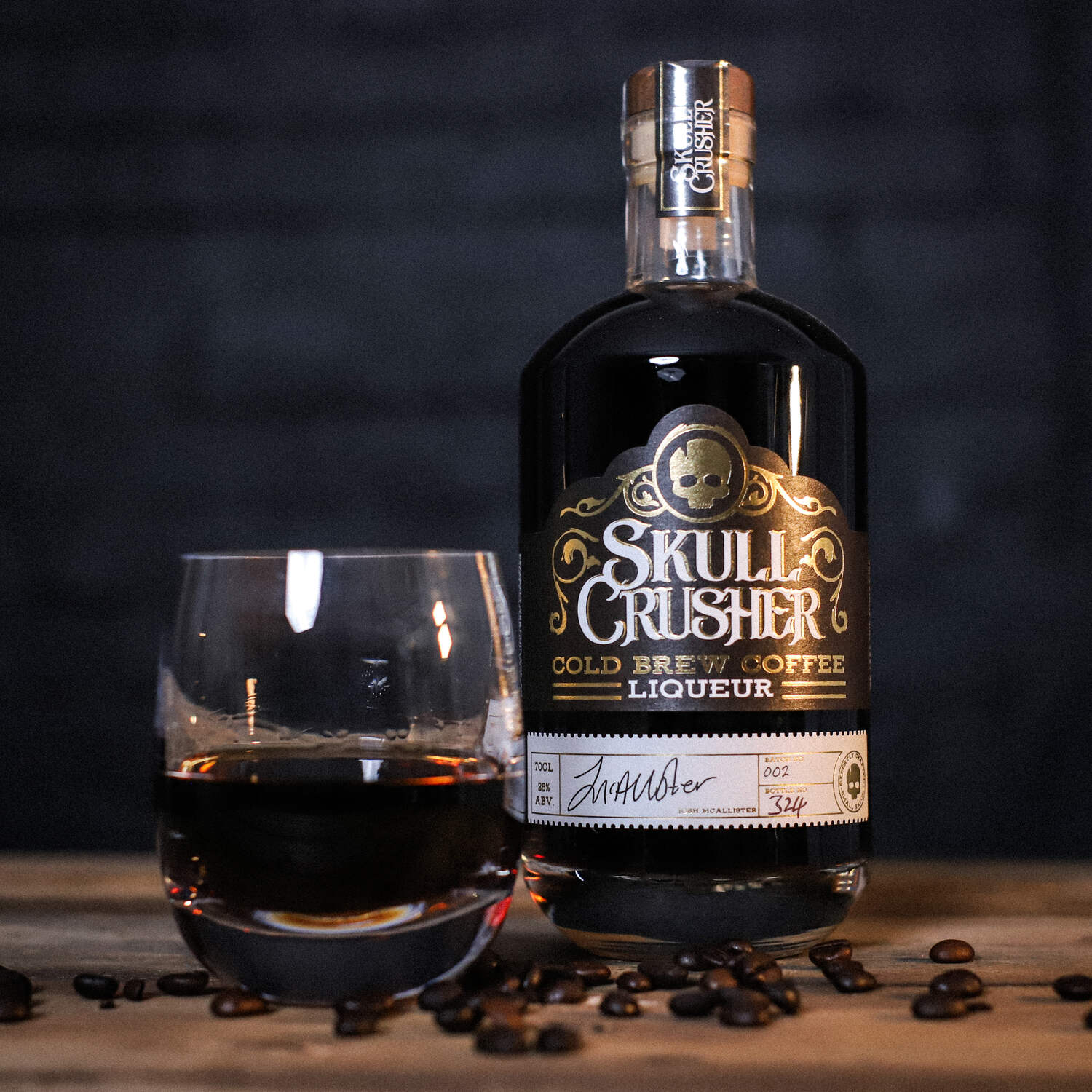 Skull Crusher Coffee Liqueur - 70cl - Image 3