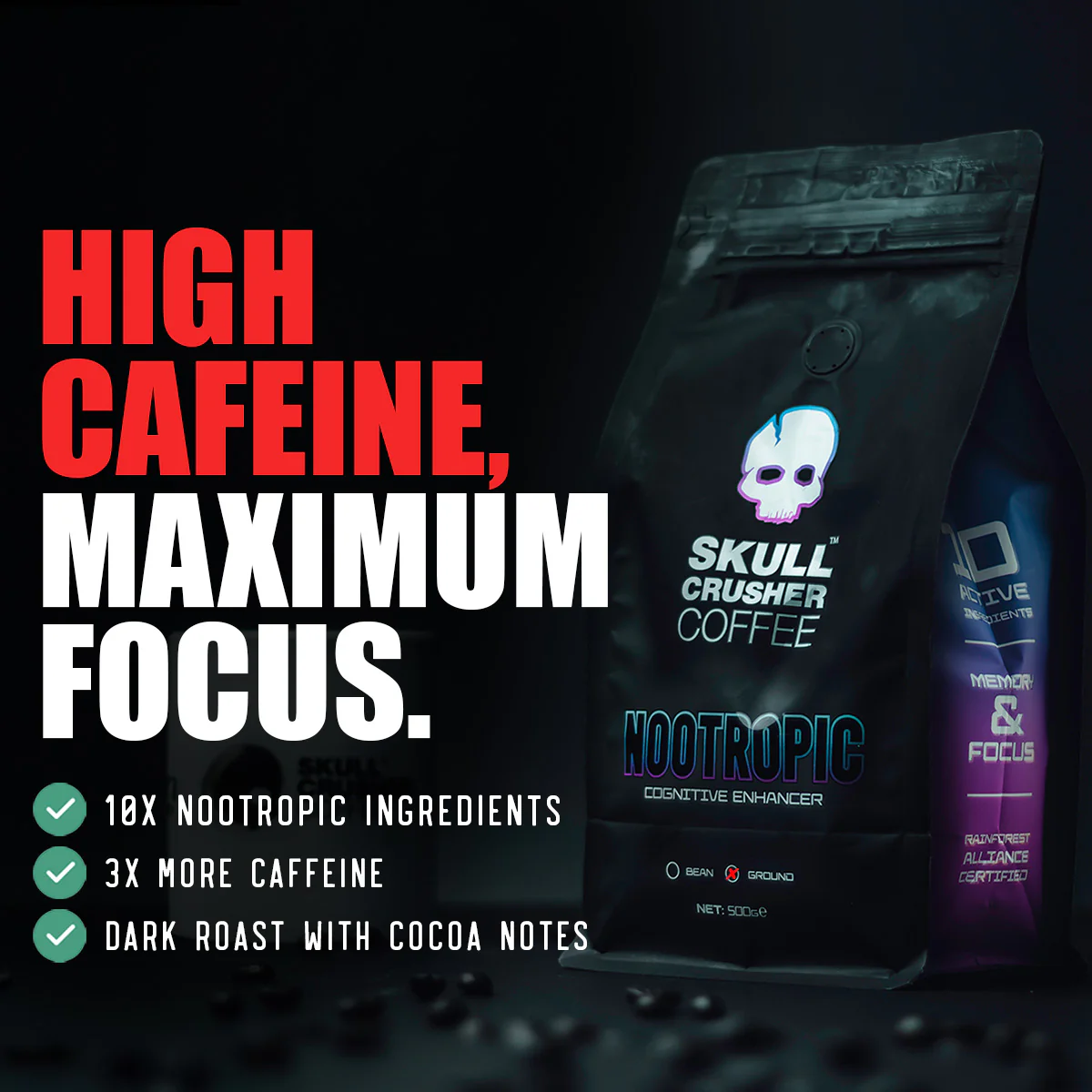 Skull Crusher - Nootropic Coffee - Image 3