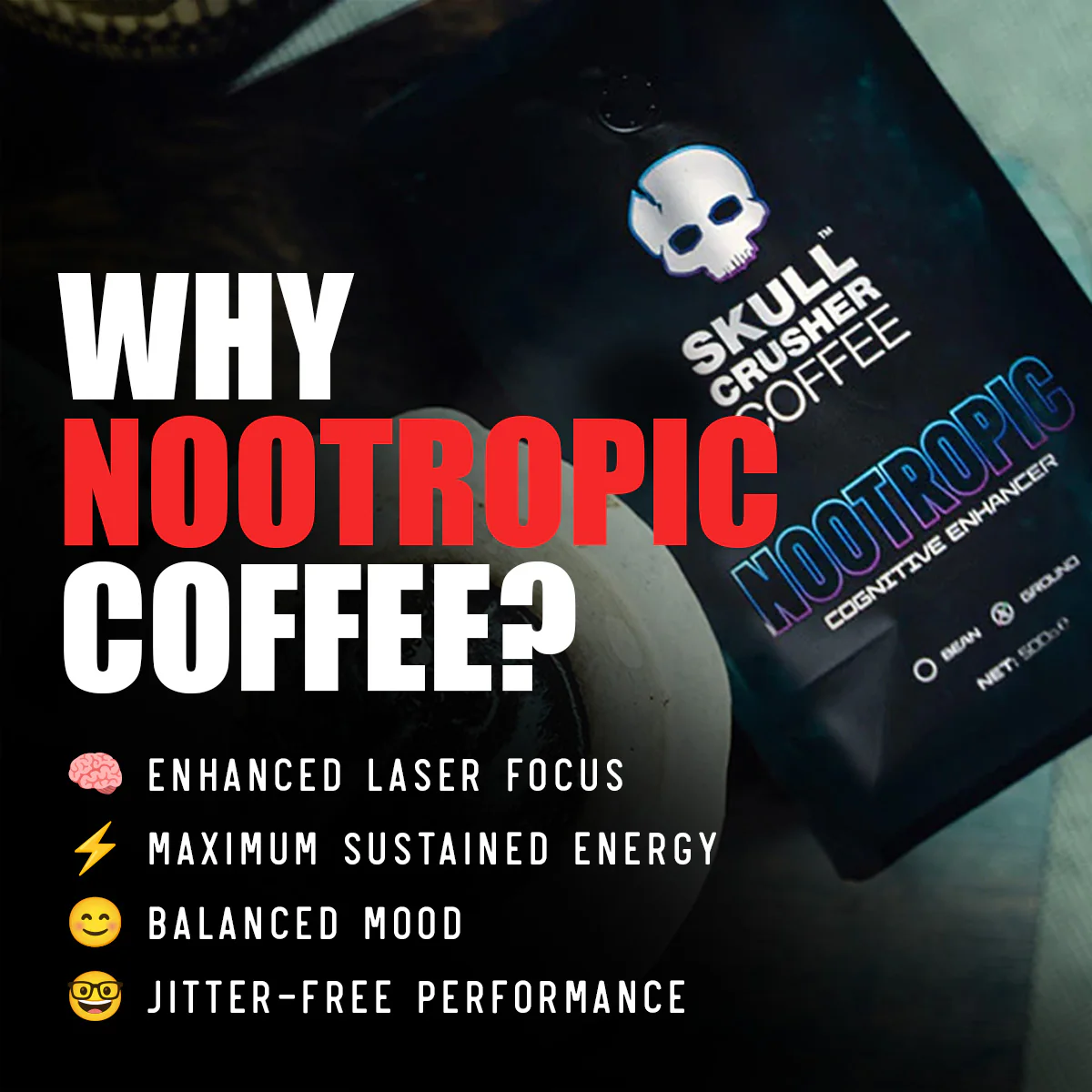 Skull Crusher - Nootropic Coffee - Image 4